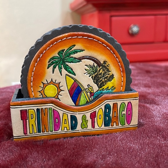 Glass placemat from Trinidad & Tobajo